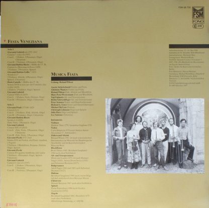 FSM FSM 68 705 - Festa Veneziana - Canzoni E Sonate - Image 2