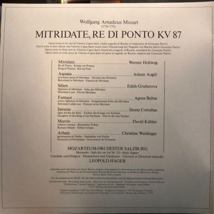 Deutsche Grammophon 2740 180 - Mitridate, Re Di Ponto - Image 4