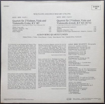 Telefunken 6.42039 AW - Streichquartette · String Quartets Nr.14 - Image 2