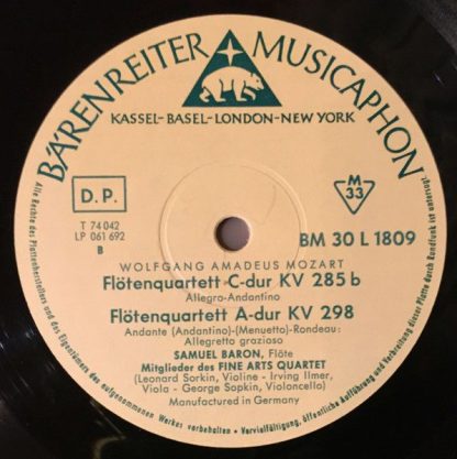 Bärenreiter-Musicaphon BM 30 L 1809 - Flötenquartette - Image 4