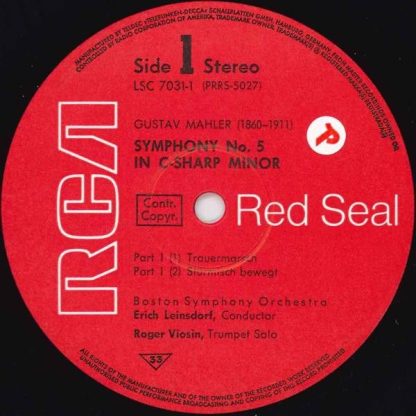 RCA Red Seal LSC 7031/1-2 - Symphonie No.5 / Wozzeck (Ausschnitt - Image 4