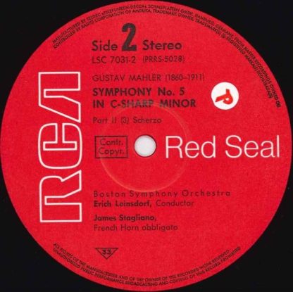 RCA Red Seal LSC 7031/1-2 - Symphonie No.5 / Wozzeck (Ausschnitt - Image 5
