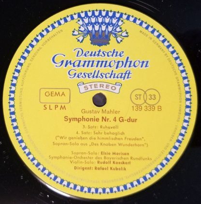 Deutsche Grammophon 139 339 SLPM - Symphonie Nr. 4 - Image 3