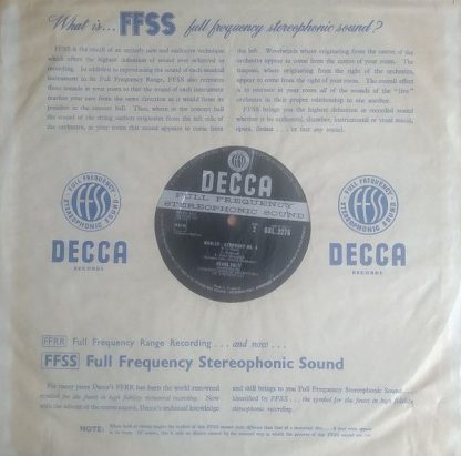 DECCA SXL 2276 - Symphony No. 4 In G Major - Image 6