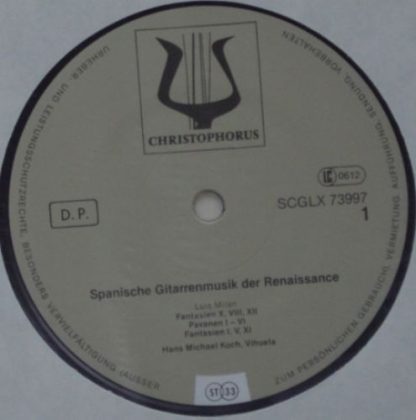 Christophorus SCGLX 73997 - Spanische Gitarrenmusik Der Renaissa - Image 4