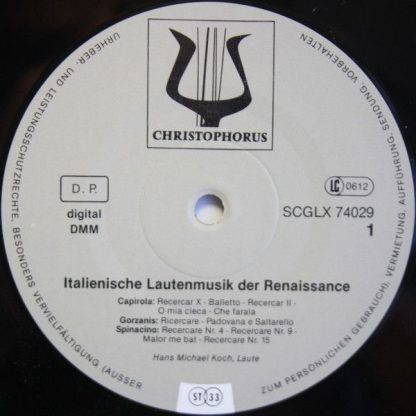 Christophorus Digital SCGLX 74029 - Italienische Lautenmusik Der - Image 4