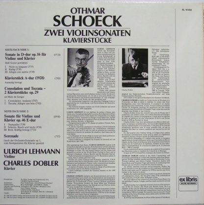 Ex Libris Zürich EL 16 990 - Zwei Violinsonaten – Klavierstücke - Image 2