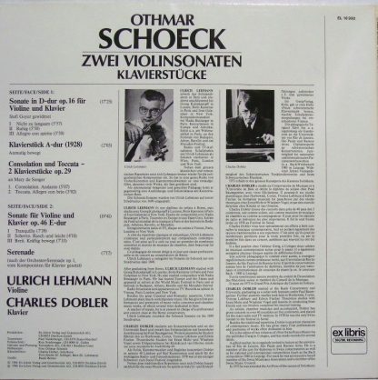Ex Libris Zürich EL 16 990 - Zwei Violinsonaten – Klavierstücke - Image 2