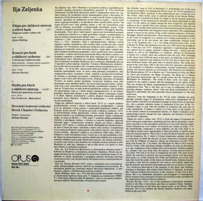 Opus 91110563 - Elégia Pre Slàcikové Nàstroje A Sòlové Husle/Kon - Image 2