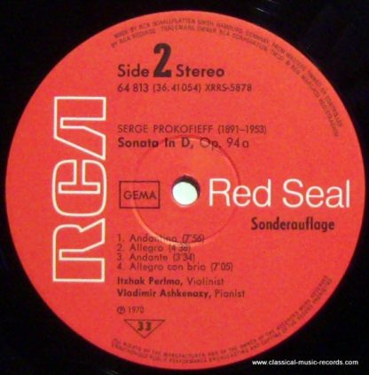 RCA 64 813 - Sonatas For Violin And Piano (No. 1, Op. 80 · No. 2 - Image 5
