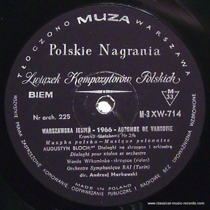 Polskie Nagrania Muza SX 1208 - Gilgamesh / Dialoghi - Image 3
