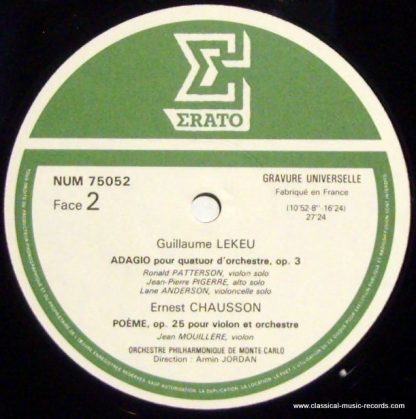 Erato NUM 75052 - La Procession Nocturne, Op. 6 / Fantaisie Symp - Image 3