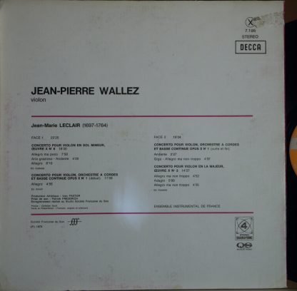DECCA 7195 - Trois Concertos - Image 2