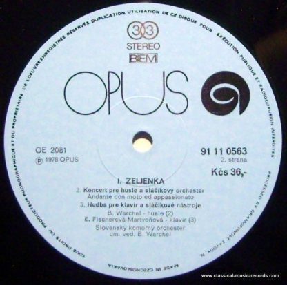 Opus 91110563 - Elégia Pre Slàcikové Nàstroje A Sòlové Husle/Kon - Image 3