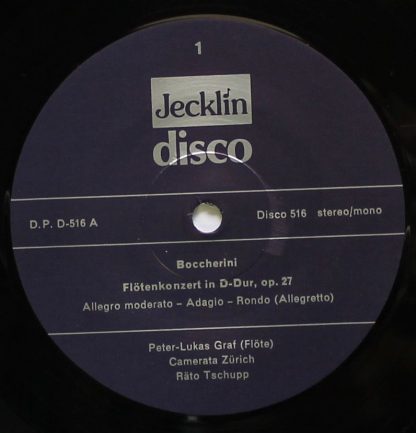 Jecklin-Disco 516 - Flötenkonzert In D-dur, Op. 27 / Cellokonzer - Image 3