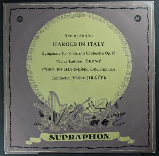 Supraphon LPV-221 - Harold In Italy - Symphony For Viola And Orc
