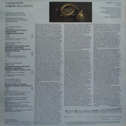 Eterna 8 27 818 - Corno Da Caccia -  Konzerte von Telemann, Fasc - Image 2