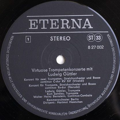 Eterna 8 27 002 - Virtuose Trompetenkonzerte Mit Ludwig Güttler - Image 4
