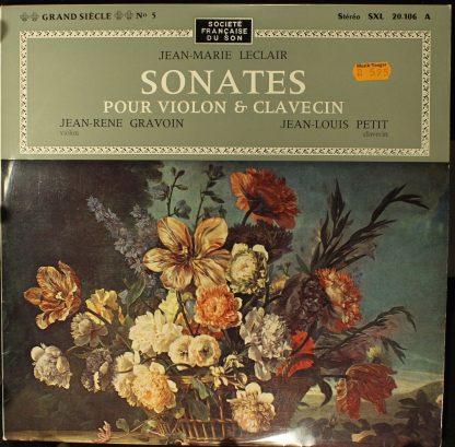 Grand Siècle SXL 20.106 - Sonates Pour Violon & Clavecin - Image 4