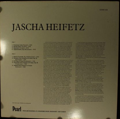 Pearl GEMM 109 - Jascha Heifetz - Image 2