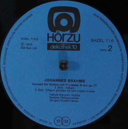 HÖR ZU SHZEL 716 - Violinkonzert D-dur von Johannes Brahms - Image 4