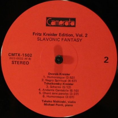 Camerata CMTX-1502 - Fritz Kreisler Edition Vol. 2 / Slavonic Fa - Image 4