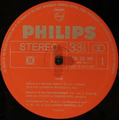 Philips 838122HGY - Vivaldi - Konzert Mit Den I Musici - Image 5