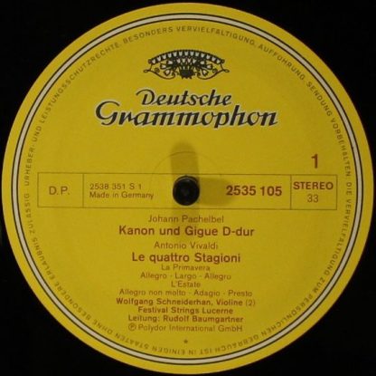 Deutsche Grammophon 2535 105 - Die Vier Jahreszeiten / Adagio / - Image 3
