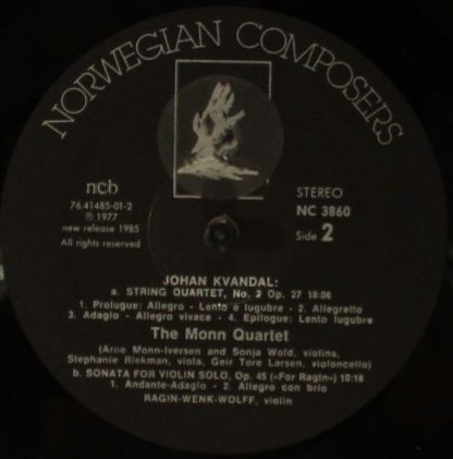 Norwegian Composers NC 3860 - Antagonia, Concerto Op. 38 / Strin - Image 4