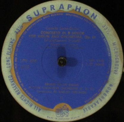 Supraphon CLPV 428 - Konzert H-Moll Für Violine Und Orchester, K - Image 3