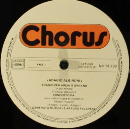 Disques Chorus 19 730 - Adagio d'Albinoni - Image 3