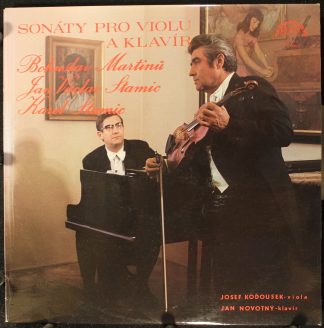 Supraphon 1 11 1893 - Sonáty Pro Violu A Klavír