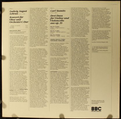 BBC Brown Boveri RBM 9035 - Konzert Für Oboe Und Orchester C-Dur - Image 2
