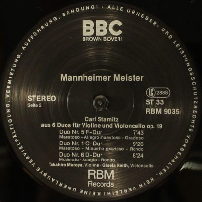 BBC Brown Boveri RBM 9035 - Konzert Für Oboe Und Orchester C-Dur - Image 4