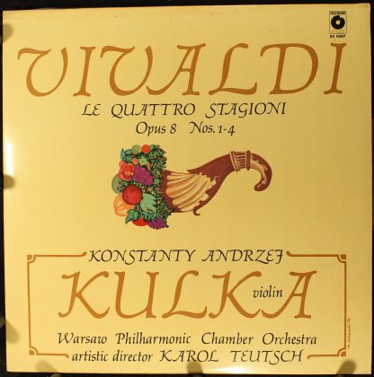 Polskie Nagrania Muza SX 0587 - Le Quattro Stagioni Opus 8 Nos.1