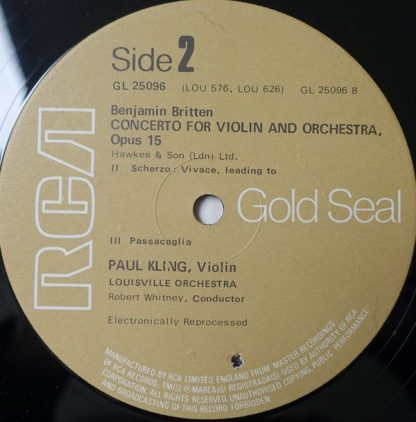 RCA Gold Seal GL 25096 - Improvisation For Violin And Orchestra - Image 4