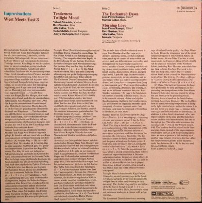 His Master's Voice 1C 063-02 822 Q - Improvisations - West Meets - Image 2