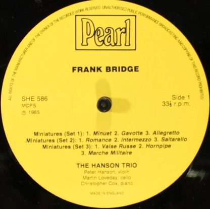 Pearl SHE 586 - Miniatures(sets 1-3)•Five Songs•Three Pieces For - Image 3