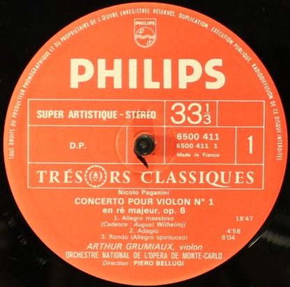 Philips 6500 411 - Concerti Per Violino N. 1 & 4 - Image 5