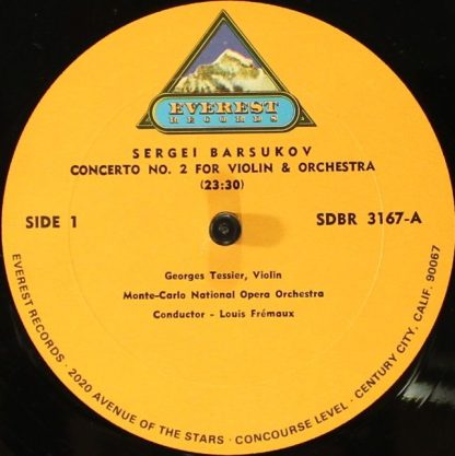 Everest SDBR 3167 - Concerto For Piano No. 2 / Concerto For Viol - Image 3