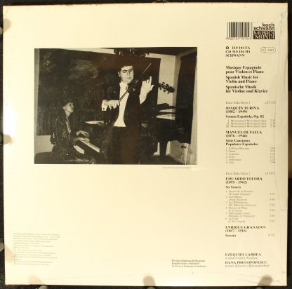 Koch Schwann Musica Mundi 110 104 FA - Spanish Music For Violin - Image 2