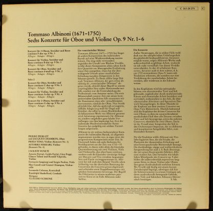 Die Stimme Seines Herrn 1C 063-28 275 - Sechs Konzerte Für Oboe - Image 2