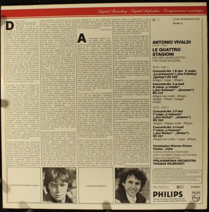 Philips 26 314-5 - Le Quatro Stagioni - Die Vier Jahreszeiten - - Image 2