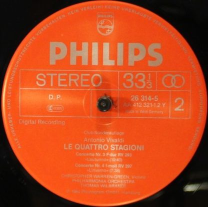 Philips 26 314-5 - Le Quatro Stagioni - Die Vier Jahreszeiten - - Image 4