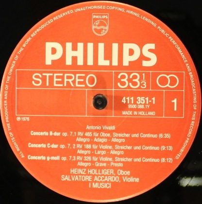 Philips 411 350-1 - 12 Concerti Op. 7 - Image 6