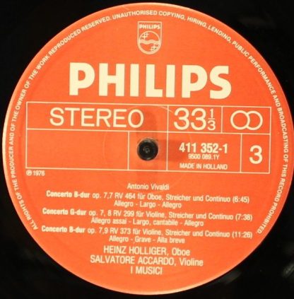 Philips 411 350-1 - 12 Concerti Op. 7 - Image 5