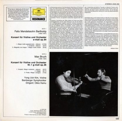 Deutsche Grammophon 2535 294 - Violinkonzerte - Violin Concertos - Image 3