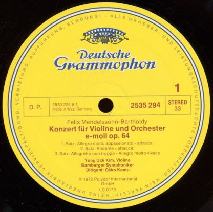 Deutsche Grammophon 2535 294 - Violinkonzerte - Violin Concertos - Image 4