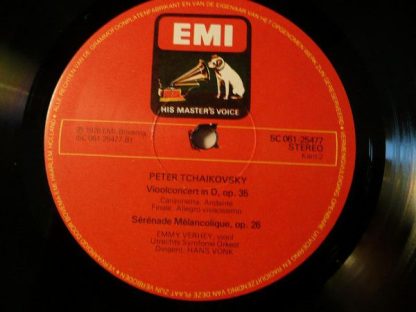 EMI 5C 061-25 477 - Vioolconcert in D, Op.35 - Image 3