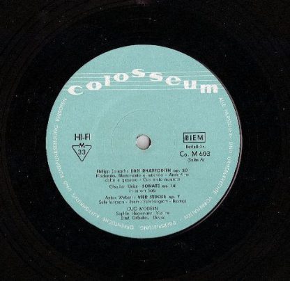 Colosseum Co M603 - Jarnach,Klebe,Webern,Schoenberg and Schibler - Image 6